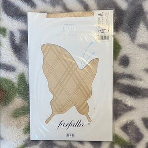 *NEW JAPAN IMPORT* Kawaii Lolita Farfalla Beige Tights
